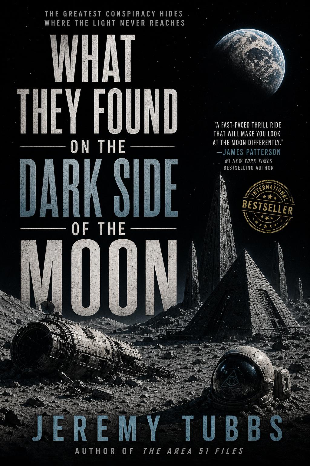 What They Found on the Dark Side of the Moon — 6x9 book cover